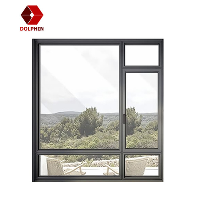Customized Good Quality Windows Vertical Double Glazed Aluminum Casement Window