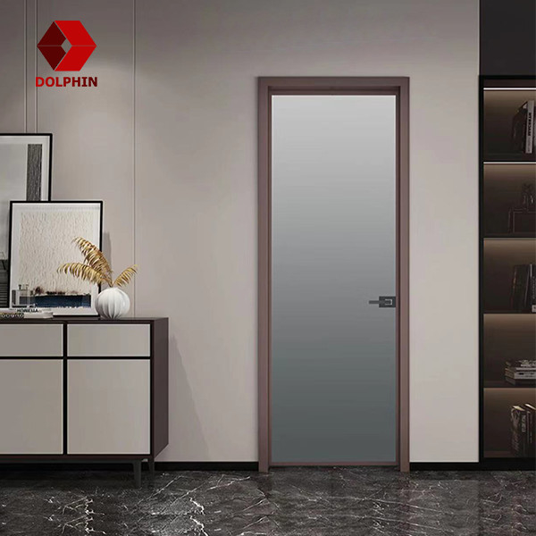 Modern Design Swing Aluminum Interior Room Double Glass Door Casement Doors For House